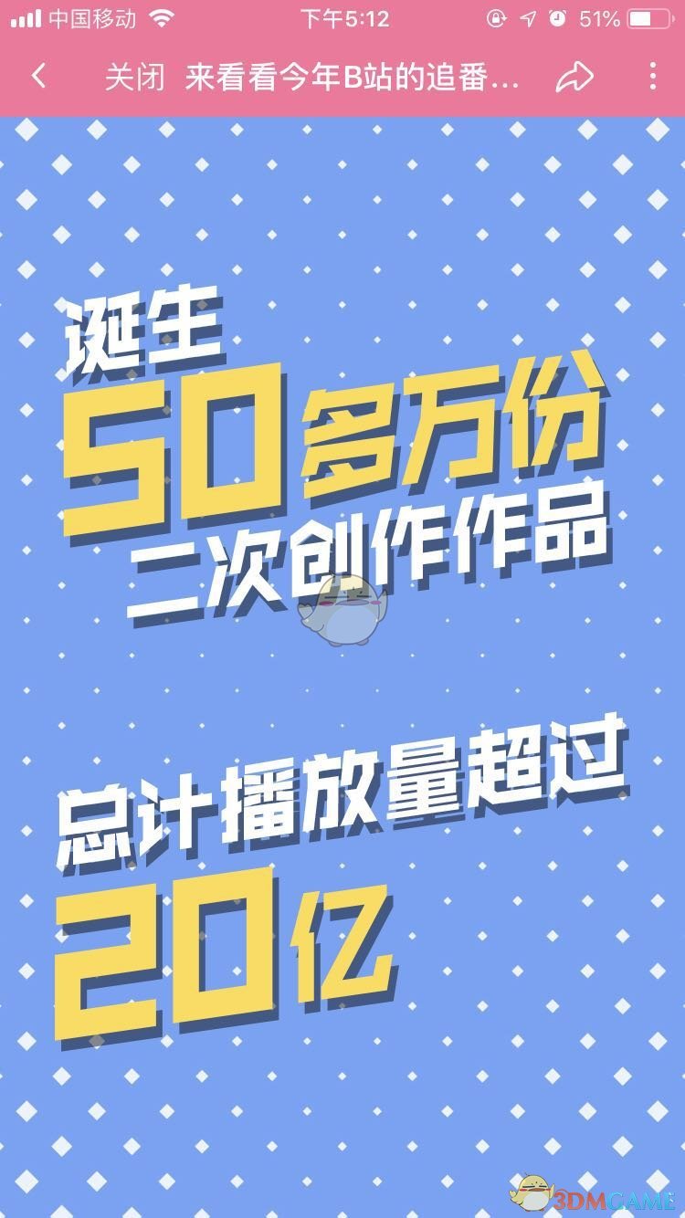 B站哔哩哔哩2018年度追番报告查看方法介绍