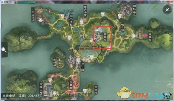 《楚留香》手游1月21日坐观万象修炼点坐标