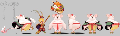 《闹闹天宫》主要角色设计稿曝光