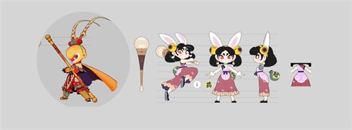 《闹闹天宫》主要角色设计稿曝光