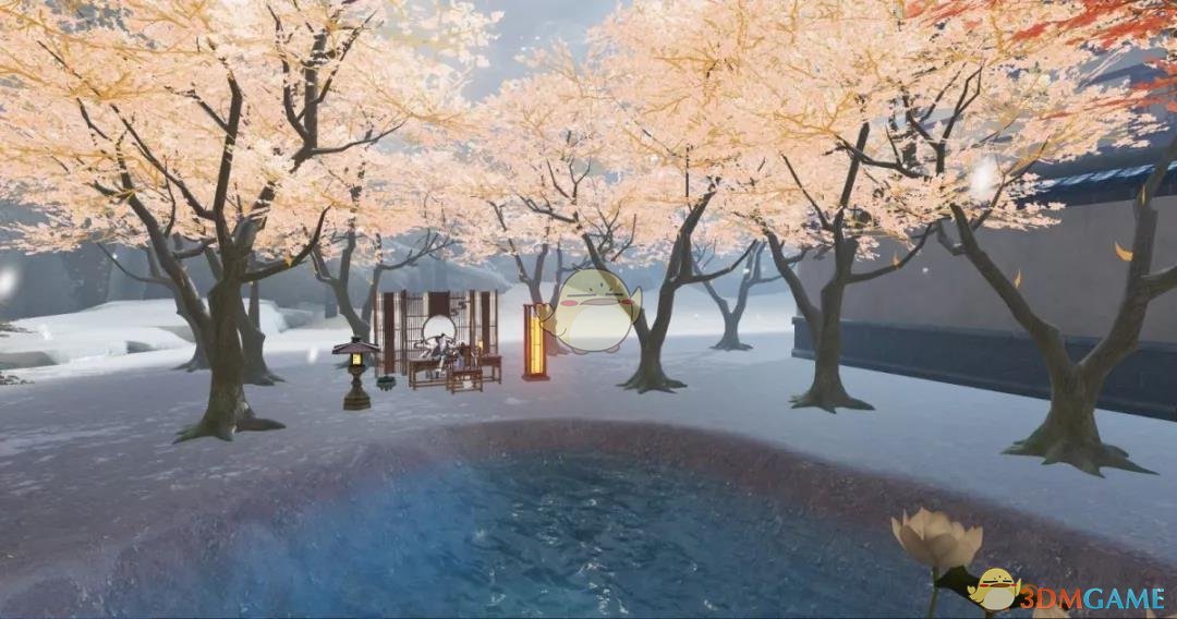 《楚留香》手游枕雪居雪地冰池介绍