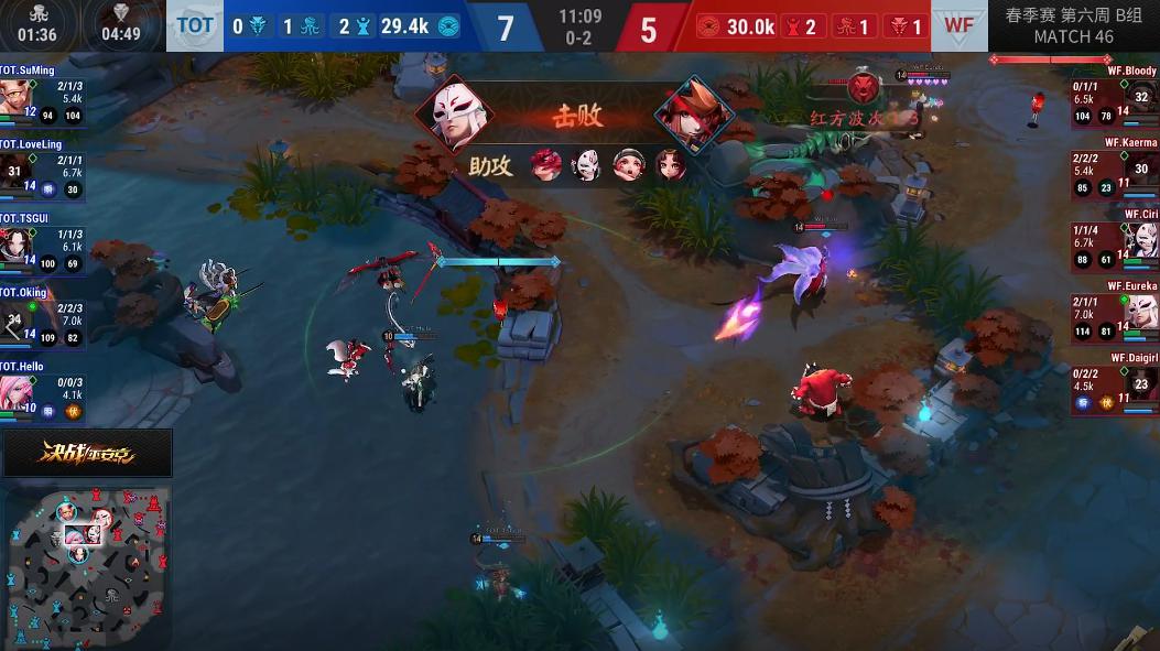OPL春季赛第6周焦点回顾——LF势头强劲WF战魂觉醒 