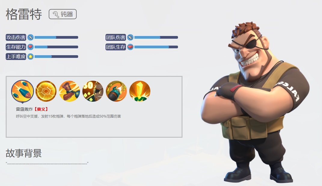 《梦塔防》手游钝器武将格雷特介绍