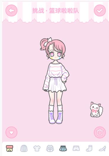 《装扮少女》篮球啦啦队通关攻略