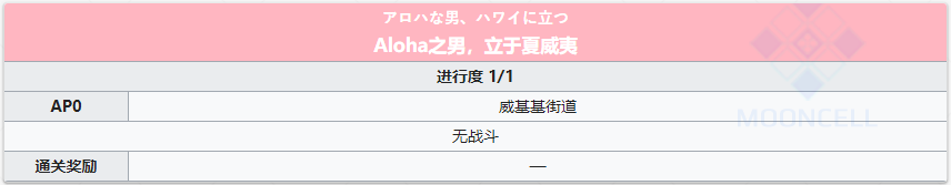 《FGO》泳装三期活动复刻轻量版主线关卡大全