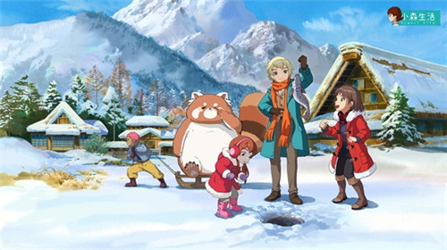 冬天来啦 康康《小森生活》白雪美景如何诞生的