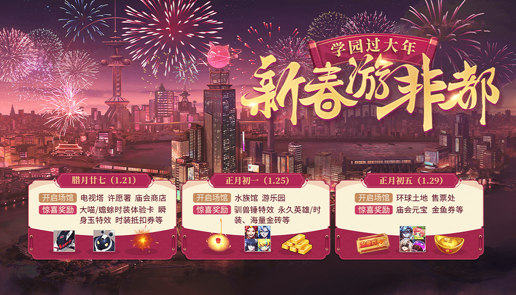 新春之旅启程!《非人学园》新春非都游览专线正式开启