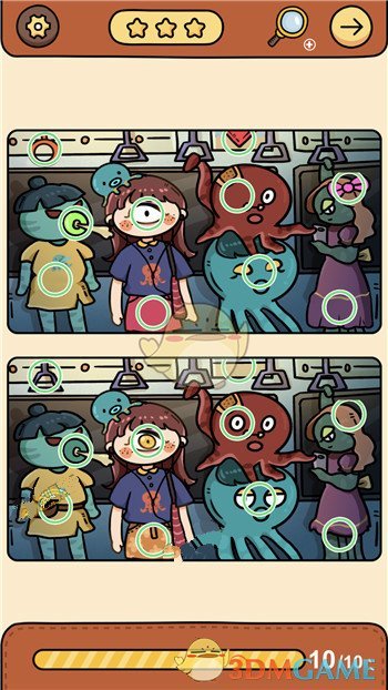 《脑洞大侦探》找茬第5关通关攻略