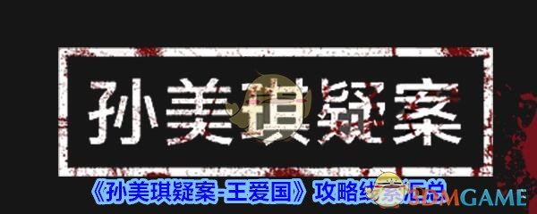 《孙美琪疑案-王爱国》攻略线索汇总
