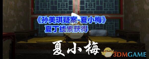 《孙美琪疑案-夏小梅》夏丁线索获得