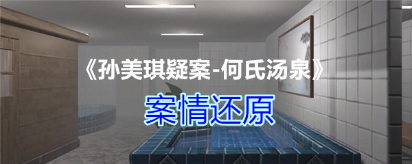 《孙美琪疑案-何氏汤泉》二级线索——案情还原