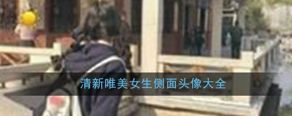 清新唯美女生侧面头像大全