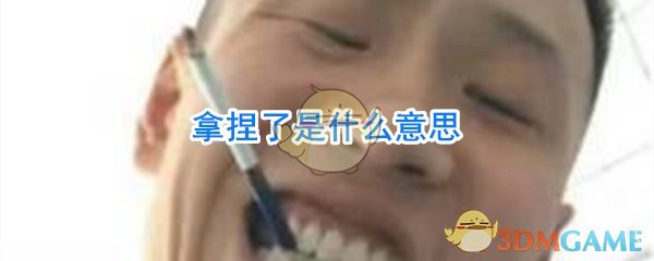 拿捏了是什么意思