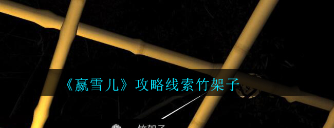 《孙美琪疑案-嬴雪儿》五级线索——竹架子