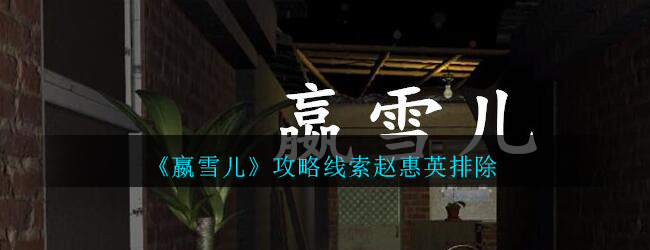 《孙美琪疑案-嬴雪儿》二级线索——赵惠英排除