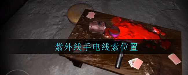 《孙美琪疑案：兰芝》五级线索——紫外线手电