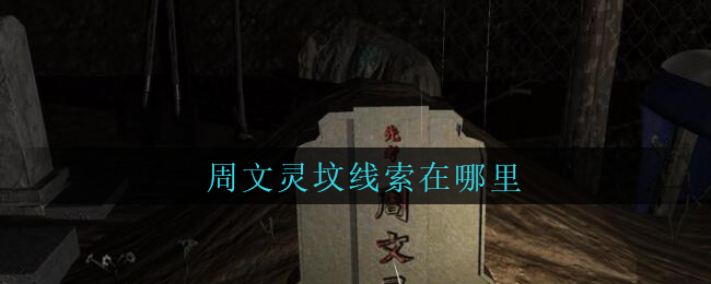 《孙美琪疑案：周芳》五级线索——周文灵坟