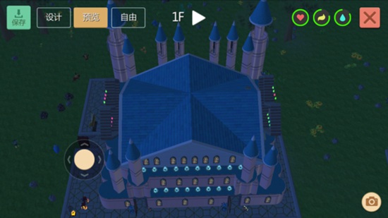 《创造与魔法》古堡制作教学 古堡建筑平面设计图纸