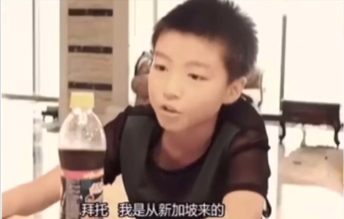 我是从新加坡来的什么梗