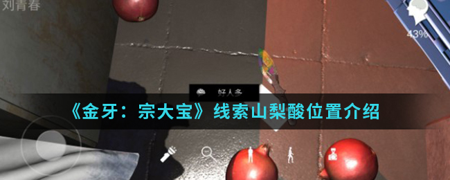 《金牙：宗大宝》线索山梨酸位置介绍
