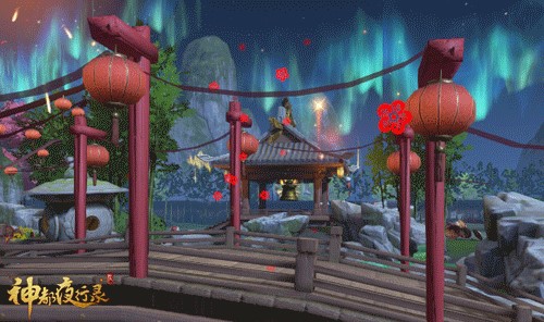 瑞雪冰雕，绝美苍穹《神都夜行录》全新家园主题景饰今日上线