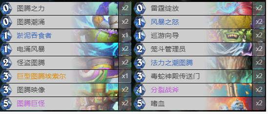 《炉石传说》暗月马戏团图腾萨卡组攻略