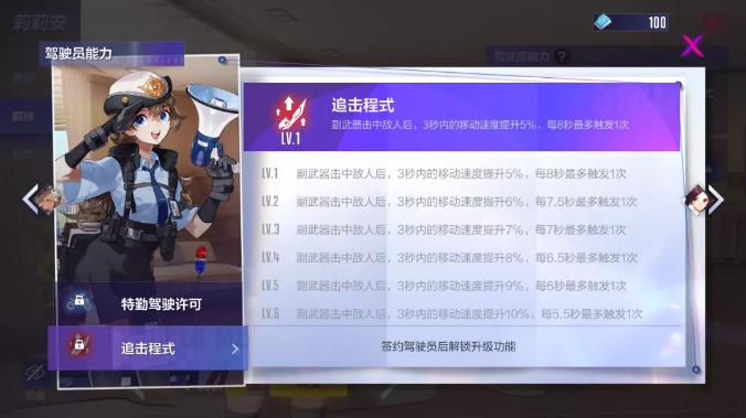 《机动都市阿尔法》莉莉安驾驶员能力介绍