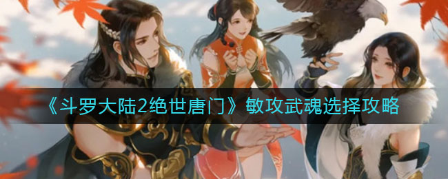 《斗罗大陆2绝世唐门》敏攻武魂选择攻略
