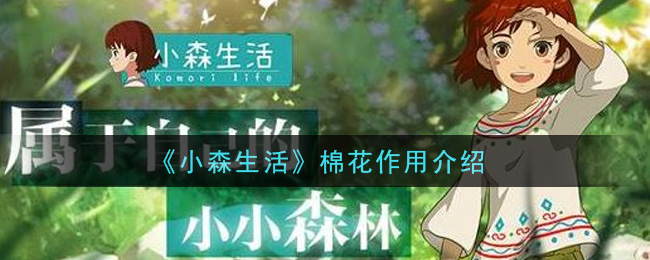 《小森生活》棉花作用介绍