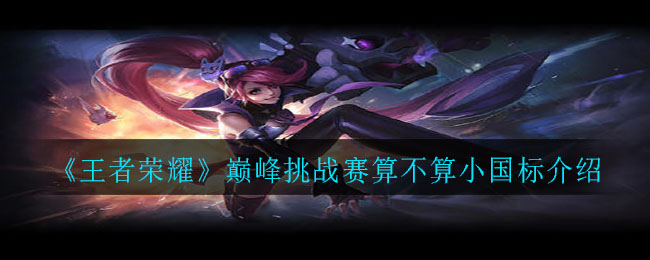 《王者荣耀》巅峰挑战赛算不算小国标介绍