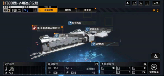 《无尽的拉格朗日》FG300型护卫舰强度分析