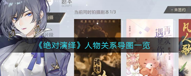 《绝对演绎》人物关系导图一览