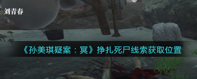 《孙美琪疑案：冥》三级线索——挣扎死尸