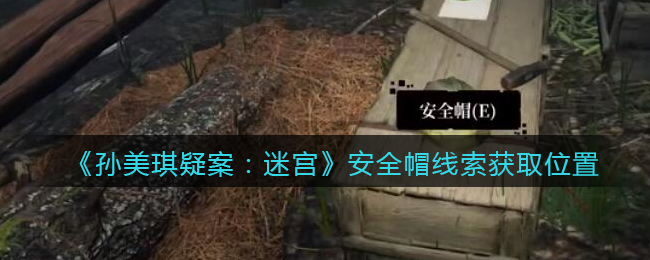《孙美琪疑案：迷宫》五级线索——安全帽