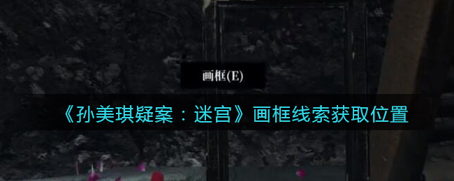 《孙美琪疑案：迷宫》四级线索——画框