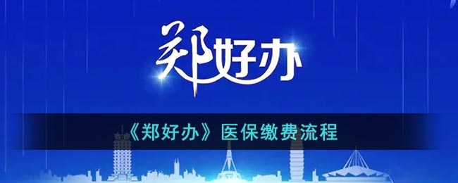 《郑好办》医保缴费流程