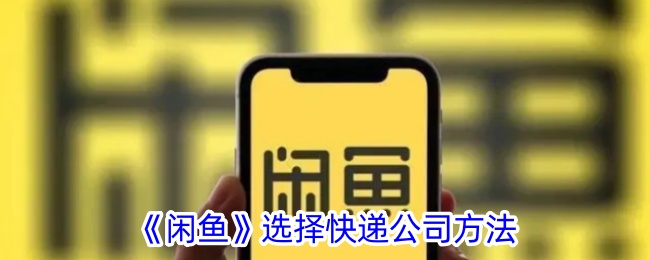 《闲鱼》选择快递公司方法