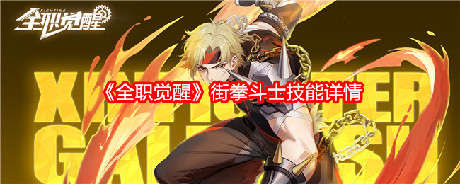 《全职觉醒》街拳斗士技能详情