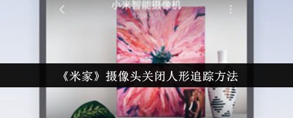 《米家》摄像头关闭人形追踪方法