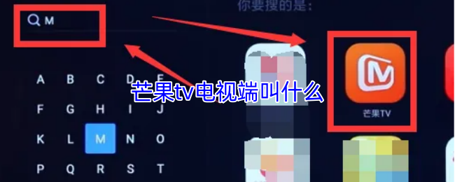 芒果tv电视端叫什么