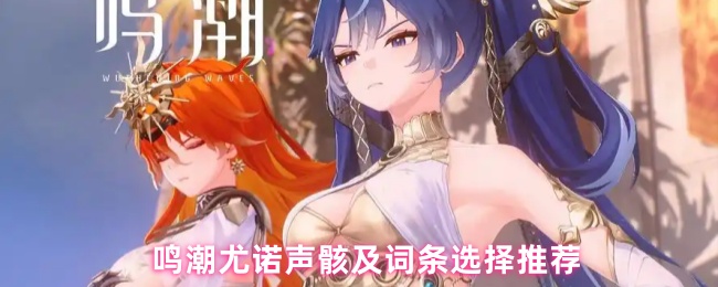 鸣潮尤诺声骸及词条选择推荐