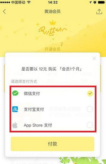 《黄油相机》会员开通方法说明介绍