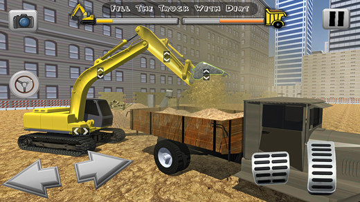 重型挖掘机起重机模拟器手游app截图