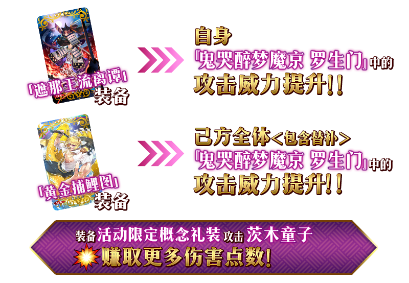 《命运冠位指定》限时高难度活动『鬼哭醉梦魔京 罗生门』明日开启！