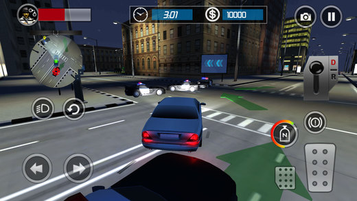 警车逃脱3D手游app截图