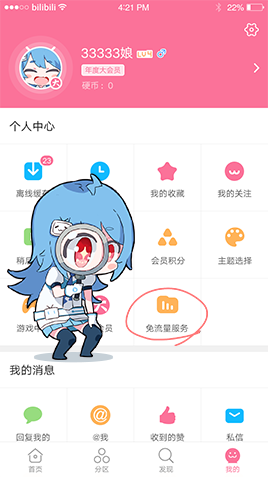 《哔哩哔哩》联通卡套餐升级方法及资费介绍