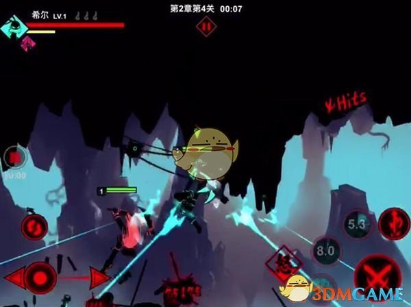 《火柴人联盟2》希尔技能连招介绍