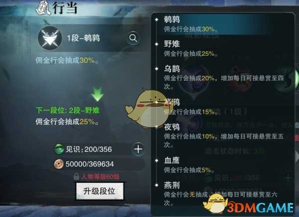 《楚留香手游》暗影行当介绍