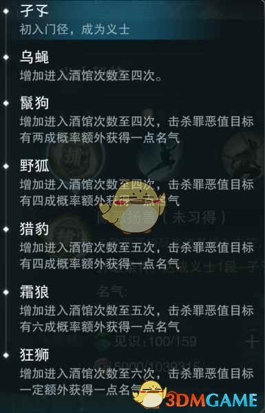 《楚留香手游》义士行当介绍
