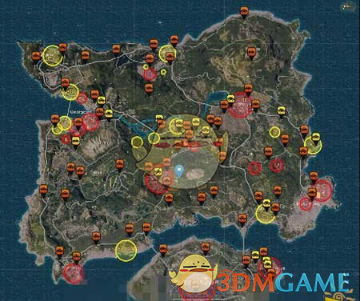 《绝地求生：刺激战场》刷车点汇总